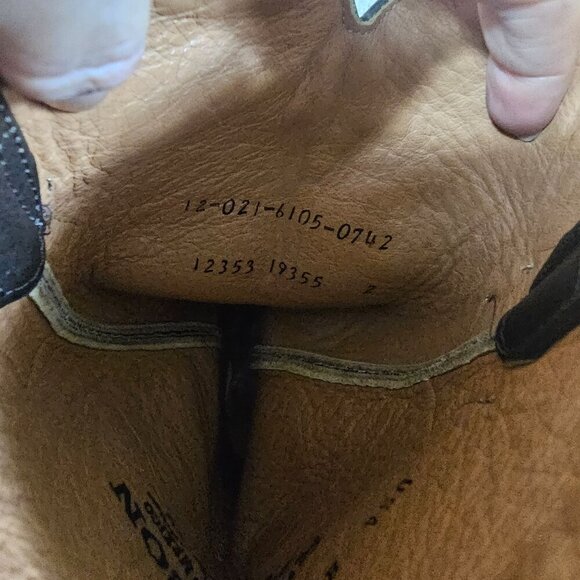 Stetson Black and Brown Heeled Boots - Picture 10 of 12